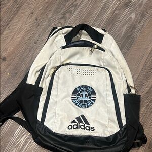Adidas Cream and Black Men's Backpack